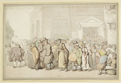 Providence Kapel door Thomas Rowlandson